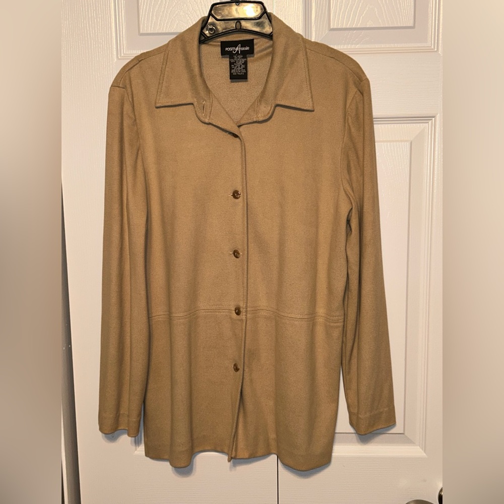 Positive Attitude Tan Top Women's Large 12